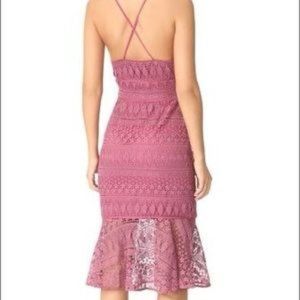 Likely Darby Embroidered Lace Midi Dress